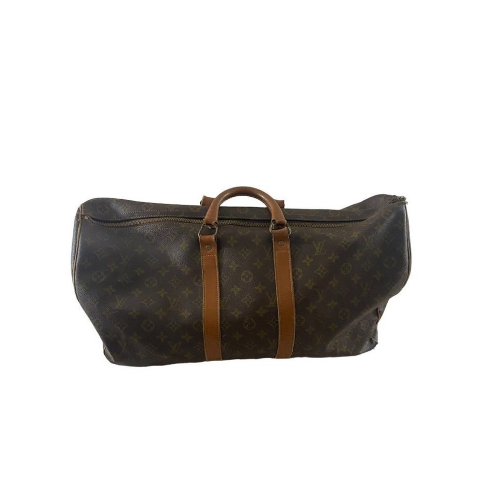 Authentic Vintage Louis Vuitton Keepall Leather Duffel Bag - OS